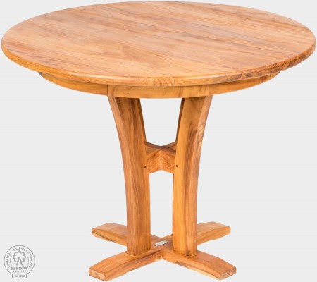 DANTE - guľatý stôl z teaku Ø 100 cm