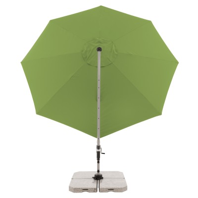 ACTIVE 370 cm - výkyvný záhradný slnečník s bočnou tyčou světle zelený (kód farby 836)