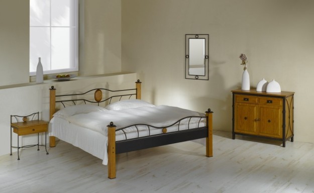 STROMBOLI - robustná kovová posteľ 160 x 200 cm