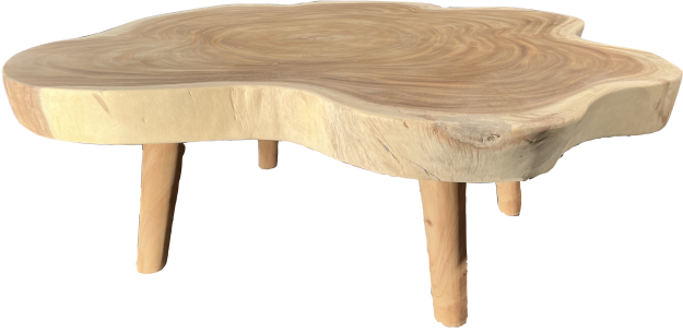 TRUNK - konferenčný stolík zo suaru 145 x 147 cm