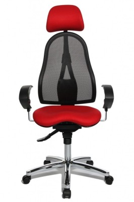Topstar - obľúbená kancelárska stolička Sitness 45 - červená