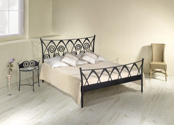 RONDA - dizajnová kovová posteľ 160 x 200 cm