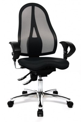 Topstar - kancelárska stolička Sitness 15 - bordó/ čierna