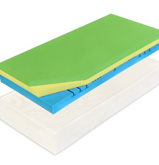 CUREM C3500 25 cm - pohodlný pamäťový matrac s pevnejšou podporou 200 x 220 cm