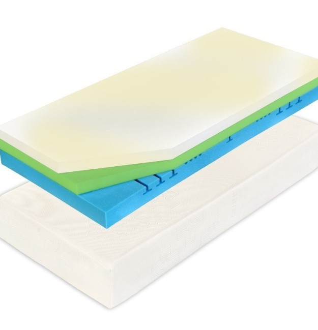 CUREM C4500 28 cm - jedinečne poddajný pamäťový matrac 90 x 195 cm